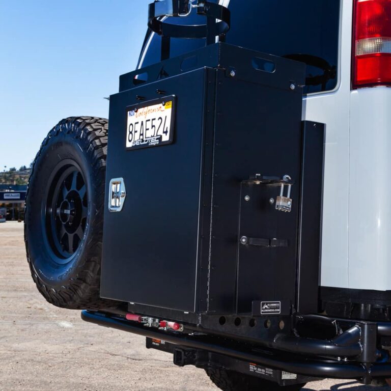 WTD Chevrolet Express STEALTH Dual Swing Rear Bumper WeldTec Designs