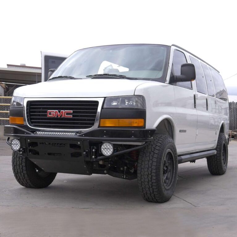 WTD Chevrolet Express STEALTH Tube Winch Bumper WeldTec Designs