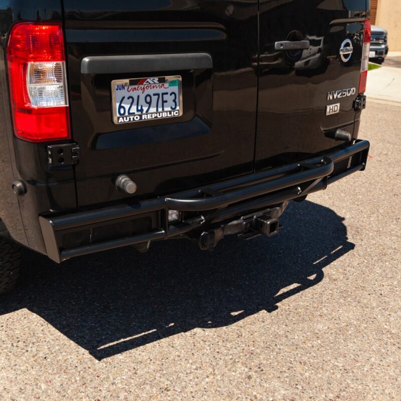 Black_Nissan_NV_2500_Rear_Prerunner_Bumper_059_LR_Ret_1000