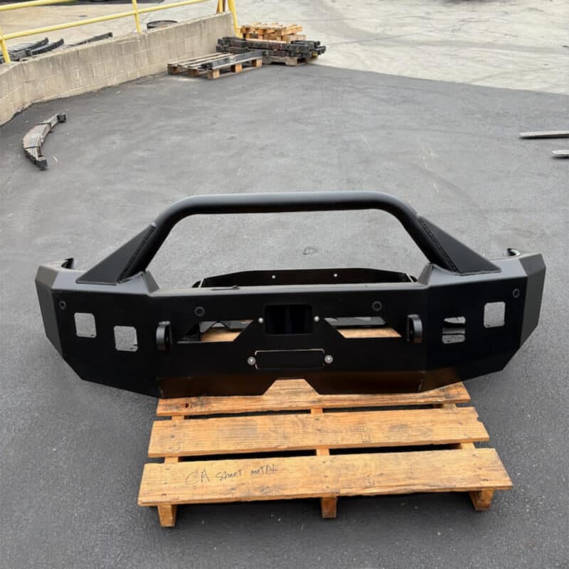 Aluminess Ford Transit Front Bumper 2020+ With Bull Bar