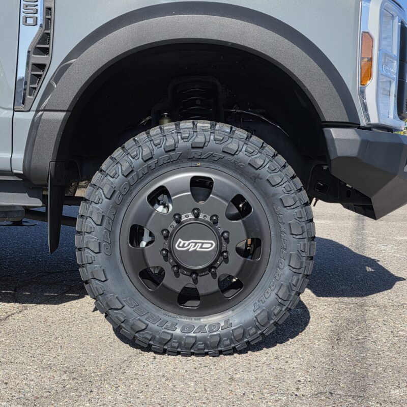 WTD - FORD F450/550/600-FORGED DUALLY WHEELS- 20X8.25 10 LUG FORD F450/550/600-SATIN BLACK