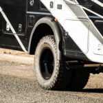 Ford F-550 F-600 Thor Omni Magnitude rear fiberglass fender flares for larger tires